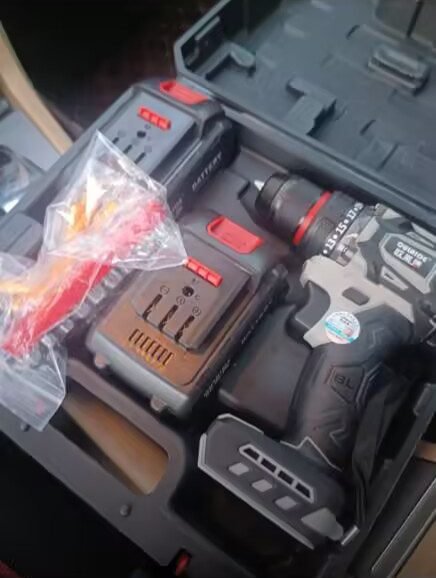 FlagTools Brushless Drill - 21V Cordless with Dual Speed, Fast Charging, 2 Batteries photo review