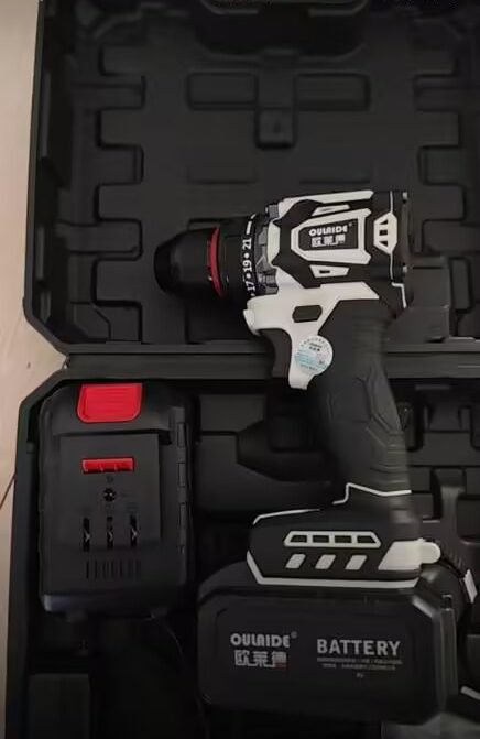 FlagTools Brushless Drill - 21V Cordless with Dual Speed, Fast Charging, 2 Batteries photo review