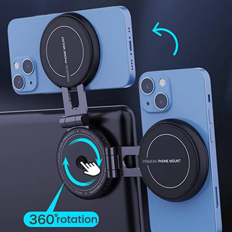 Foldaway Phone Mount With MagSafe For Tesla Model 3/Y (2018-2022) – FlagTools