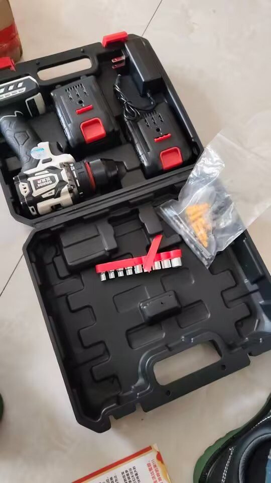 FlagTools Brushless Drill - 21V Cordless with Dual Speed, Fast Charging, 2 Batteries photo review