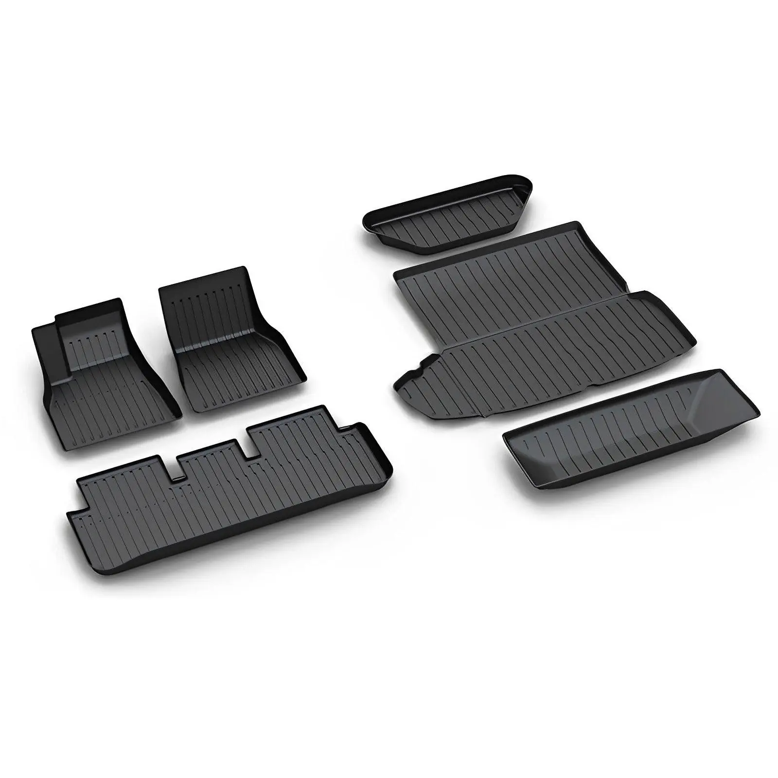 Tesla Model S 2022+ All Weather Floor Mat / Trunk Mat / Cargo Lin &ndash; TESLAUNCH