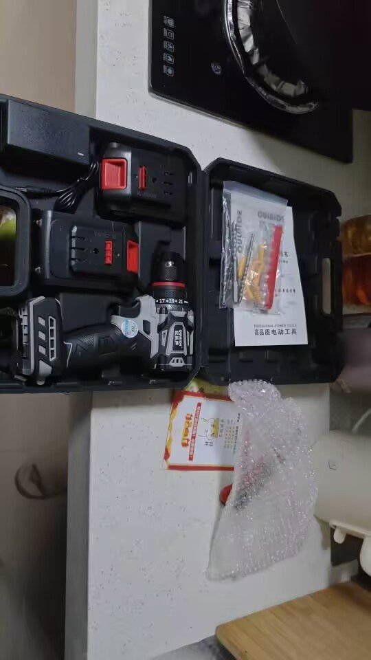 FlagTools Brushless Drill - 21V Cordless with Dual Speed, Fast Charging, 2 Batteries photo review