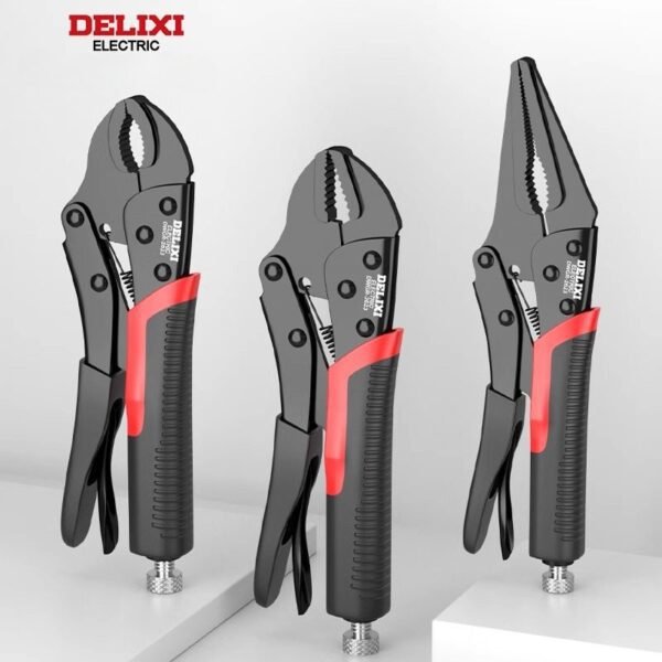 Heavy Duty Locking Pliers – Adjustable Jaw Grip Clamp for Pipe Repair & Woodworking, Non-Slip Handle, Durable Steel Construction |FlagTools