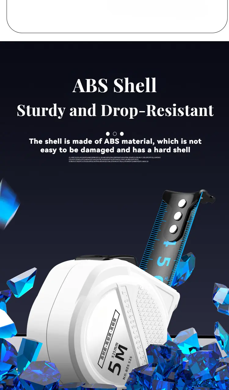 ABS Shell Sturdy and Drop-Resistant