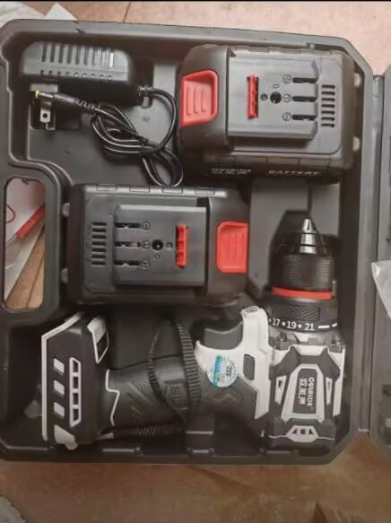 FlagTools Brushless Drill - 21V Cordless with Dual Speed, Fast Charging, 2 Batteries photo review
