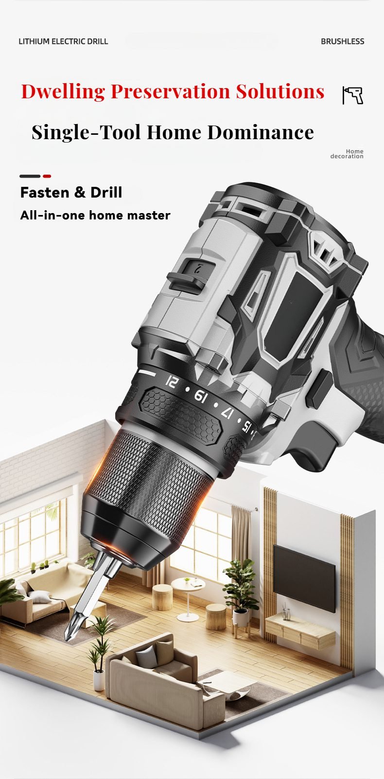 Fasten drilling all in one home master
