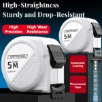 High Straightness, Sturdy, and Drop-Resistant Tape Measure