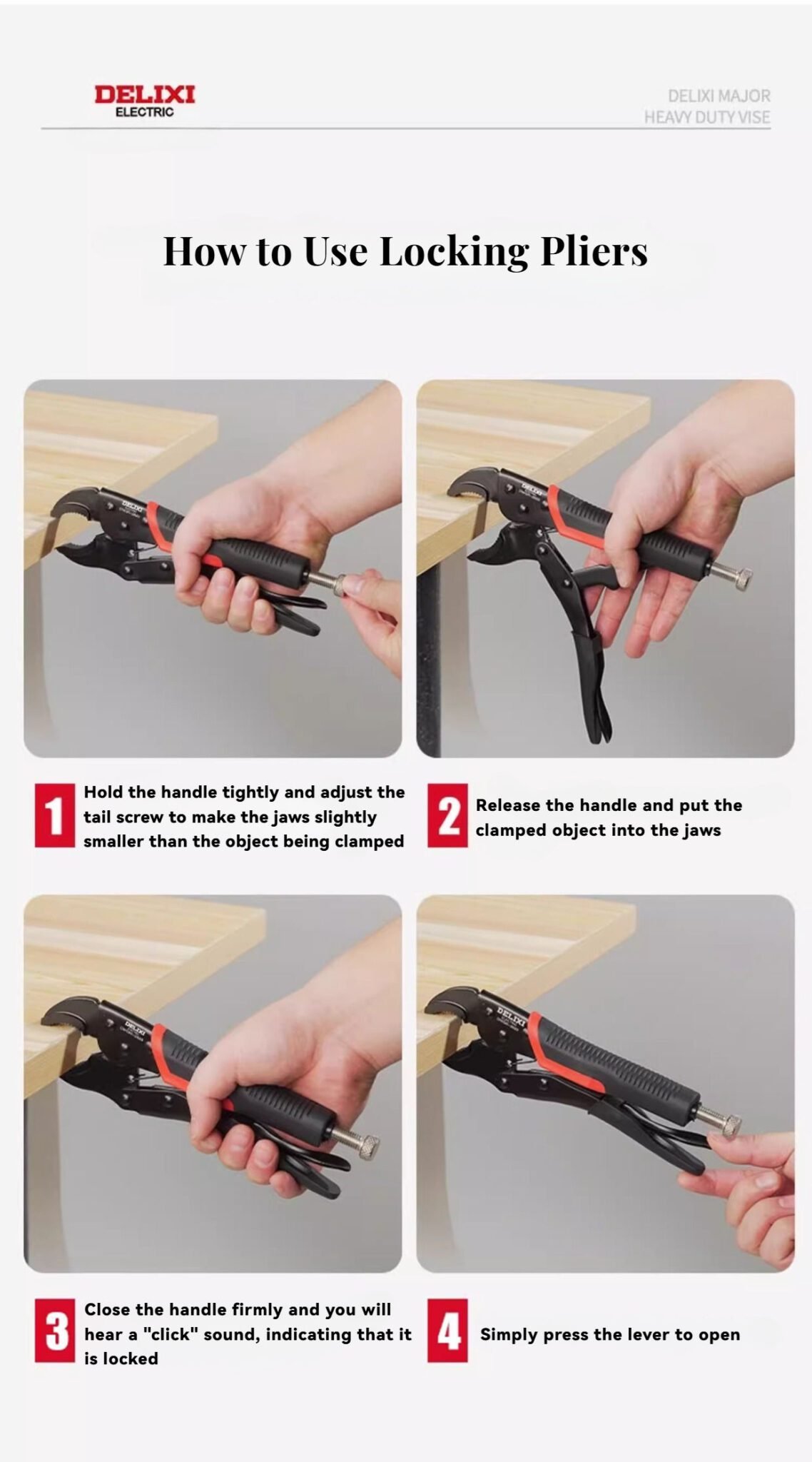How to Use Locking Pliers