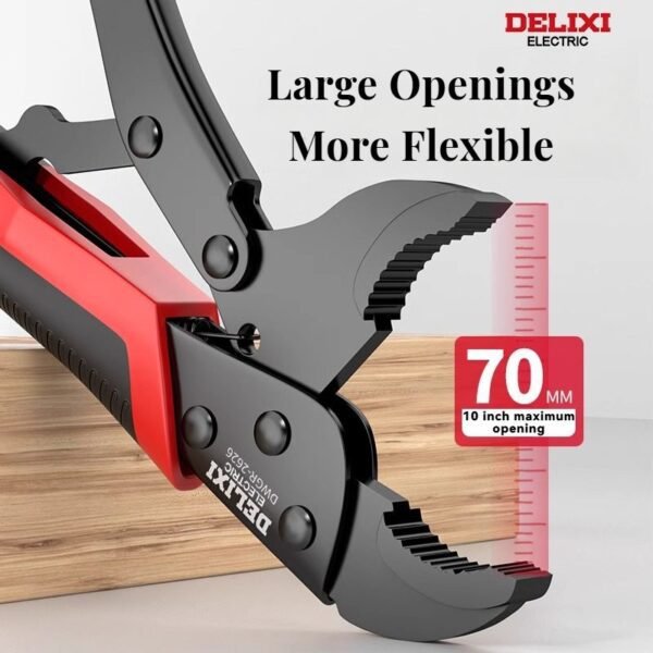 Heavy Duty Locking Pliers – Adjustable Jaw Grip Clamp for Pipe Repair & Woodworking, Non-Slip Handle, Durable Steel Construction |FlagTools