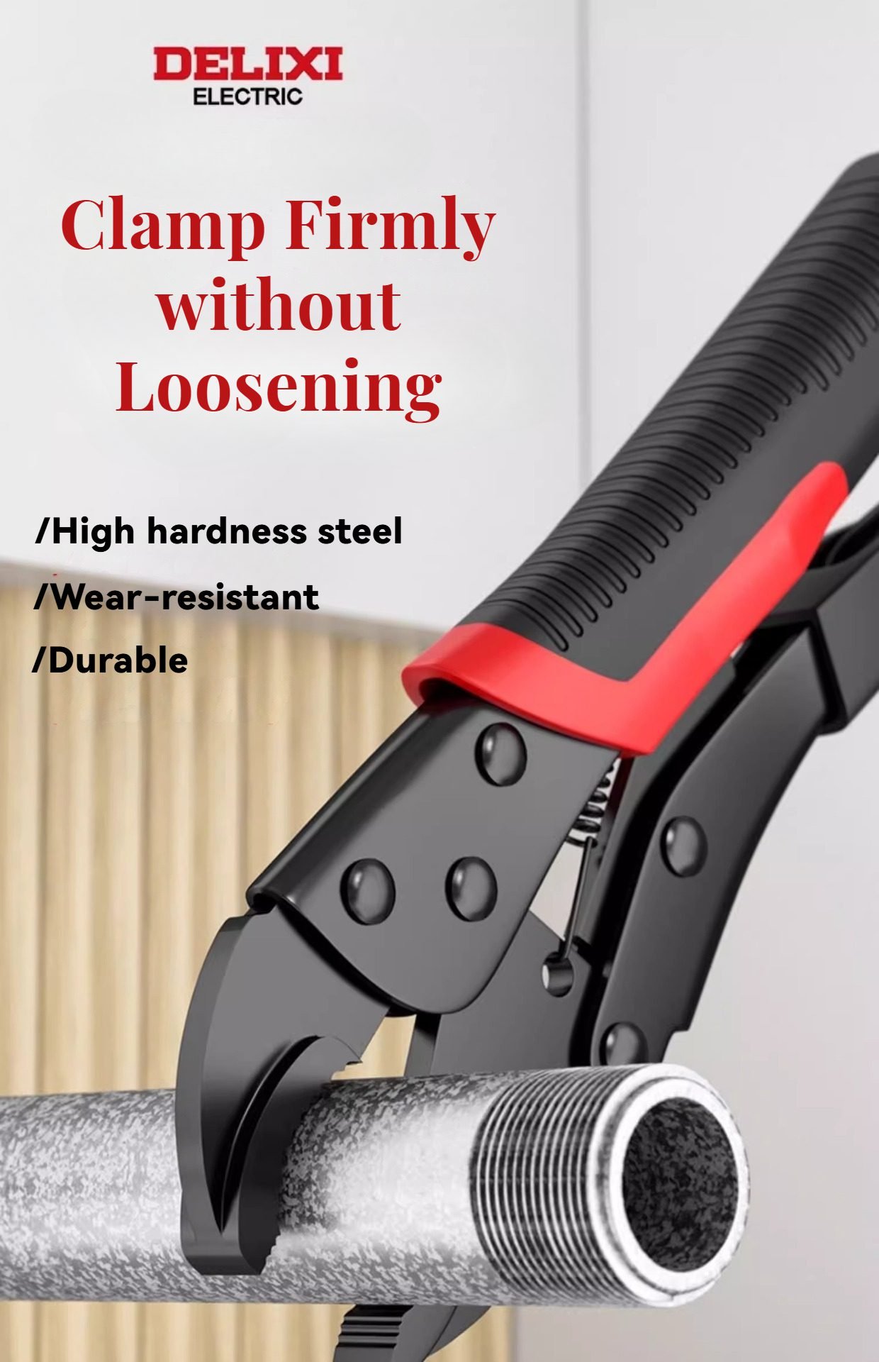 Locking Pliers Clamp Firmly without Loosening