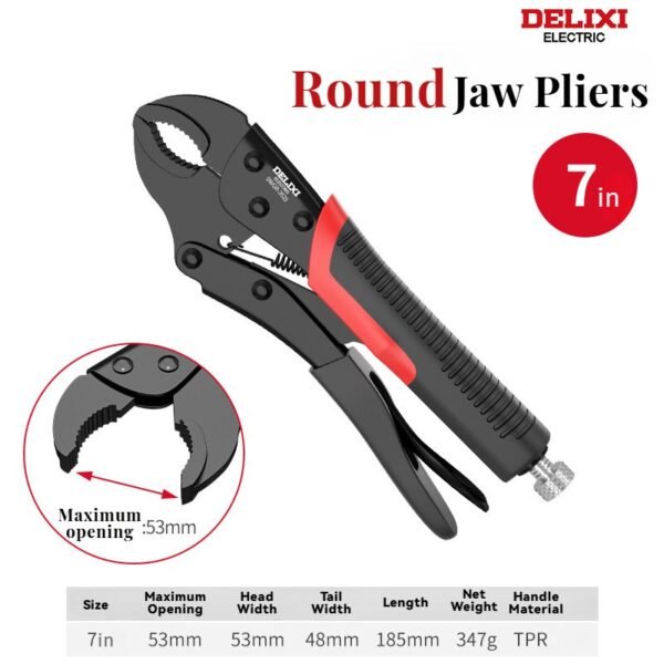 Heavy Duty Locking Pliers – Adjustable Jaw Grip Clamp for Pipe Repair & Woodworking, Non-Slip Handle, Durable Steel Construction |FlagTools