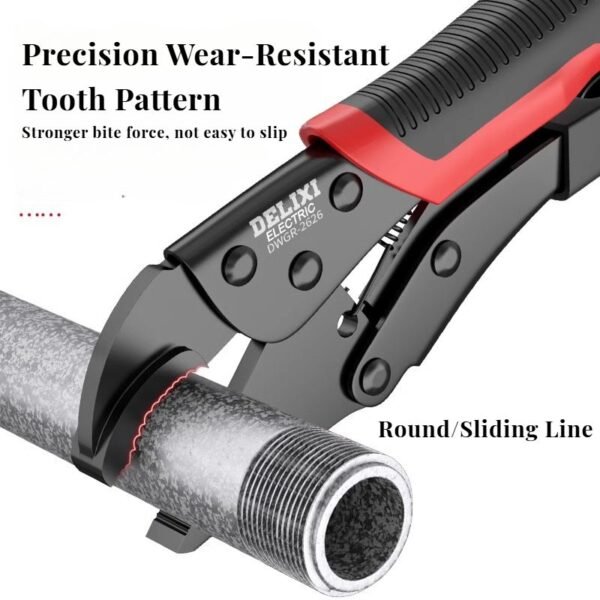 Heavy Duty Locking Pliers – Adjustable Jaw Grip Clamp for Pipe Repair & Woodworking, Non-Slip Handle, Durable Steel Construction |FlagTools
