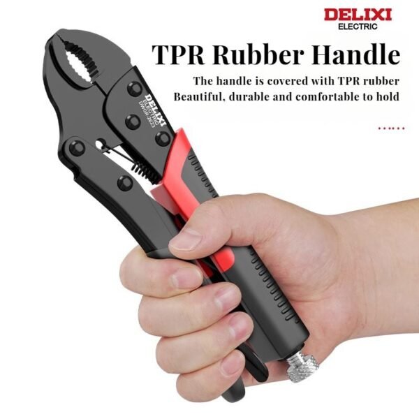 Heavy Duty Locking Pliers – Adjustable Jaw Grip Clamp for Pipe Repair & Woodworking, Non-Slip Handle, Durable Steel Construction |FlagTools