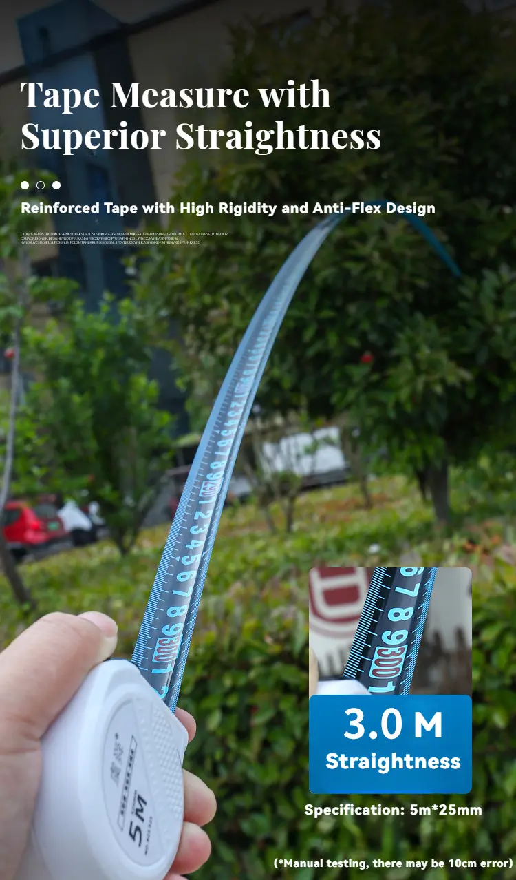 Tape Measure with Superior Straightness