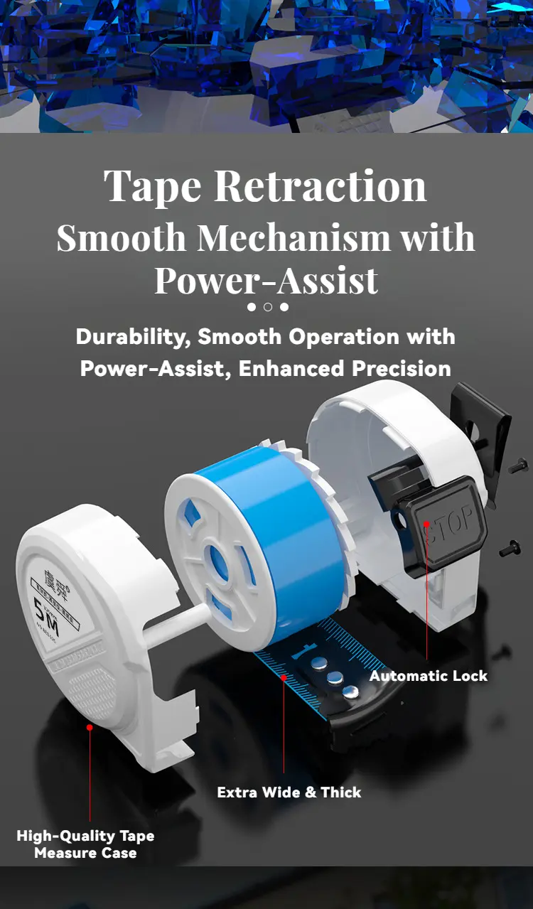 Tape Retraction Smooth Mechanism with Power Assist