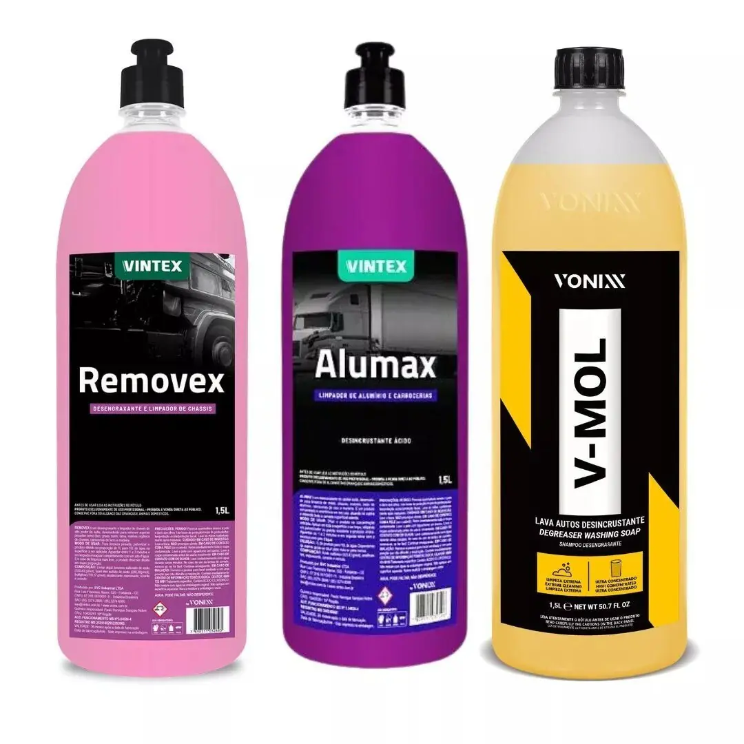 Vonixx Vintex Alumax Removex V-mol Kit Car Wheels Automotive Maintenance Cleaner 1