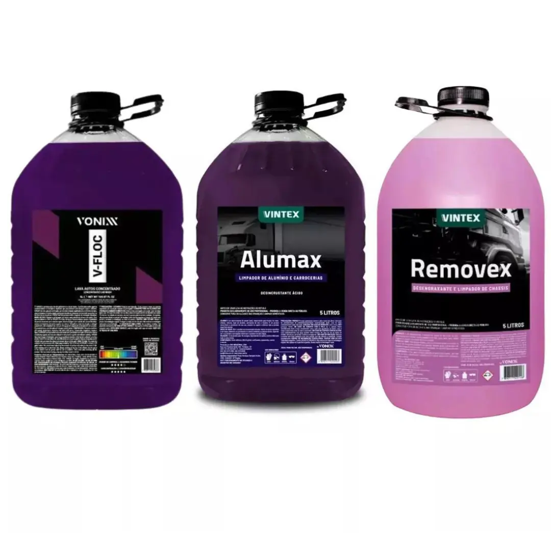 Vonixx Vintex Alumax Removex V-Floc Kit Car Wheels Automotive Maintenance Clean 1