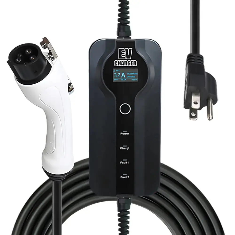 Tesla Portable Charger 16A/32A Adjustable Mode2 Level 2 Household Wat &ndash; TESLAUNCH